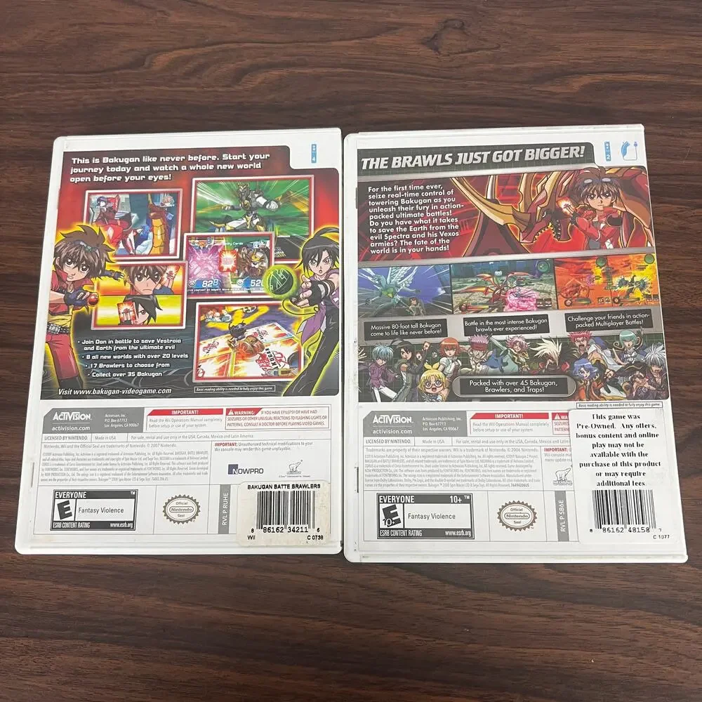 Wii Bakugan Battle Brawlers & Defenders Core CIB Complete In Box Video Game